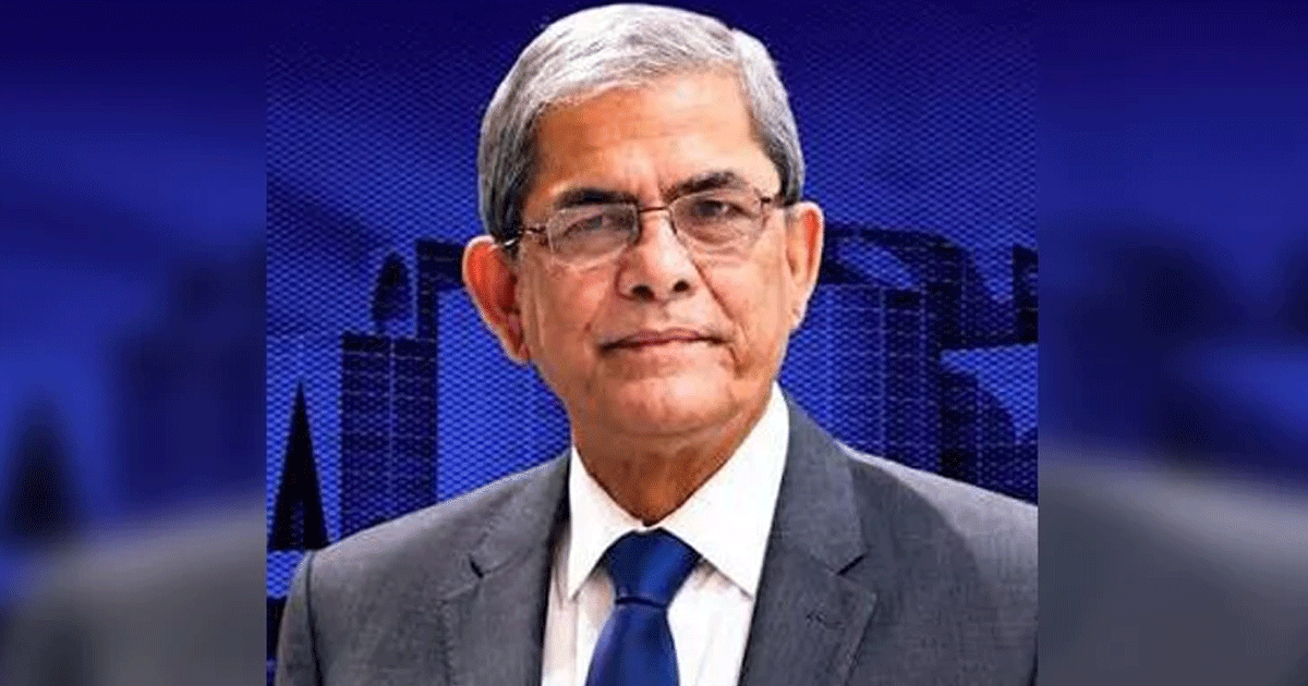 মির্জা ফখরুলকে রাষ্ট্রপতি ঘোষণা করে ইসির প্রজ্ঞাপন জারি